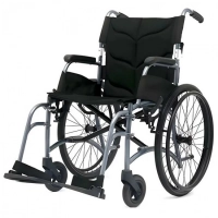 Кресло-коляска механическая MET FLY 300 (43 см) алюминиевая, облегченная