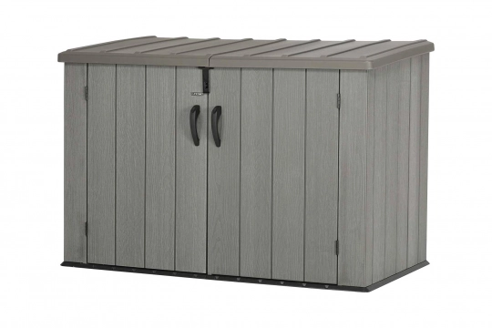 Ящик пластиковый WoodLook, 2100 л, серый - 1