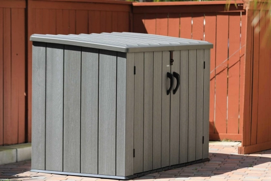 Ящик пластиковый WoodLook, 2100 л, серый - 3